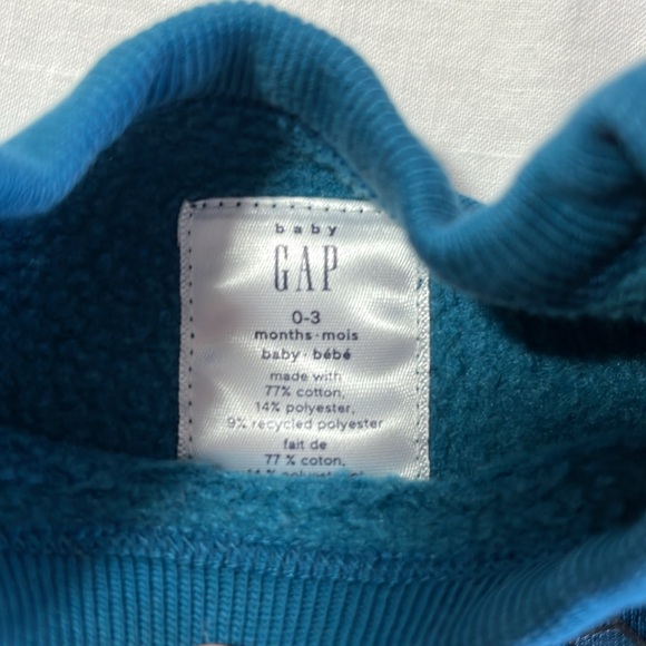 0-3 M GAP monster sweatshirt - Picture 3 of 3